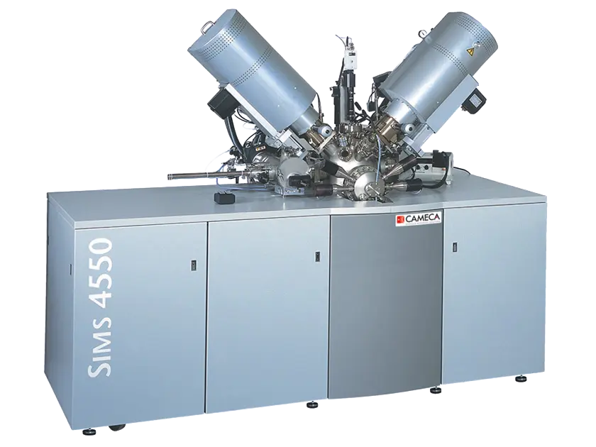 CAMECA Quadrupole Depth Profiler: SIMS 4550 — Secondary Ion Mass Spectrometry (SIMS)