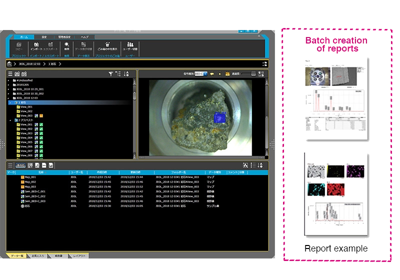Data management and report generation using SMILE VIEW™ Lab